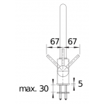 Blanco MIDA 高壓廚房混合水龍頭 517742 (鍍鉻色)